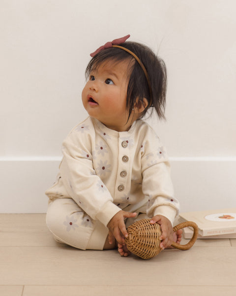relaxed fleece jumpsuit