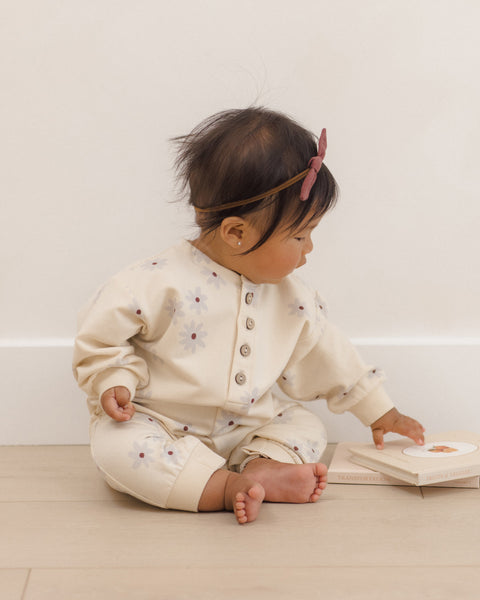 relaxed fleece jumpsuit
