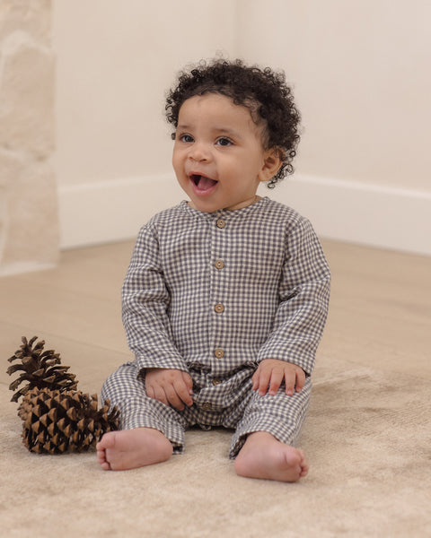 pocketed woven jumpsuit