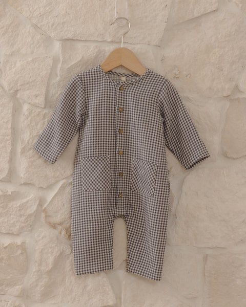 pocketed woven jumpsuit