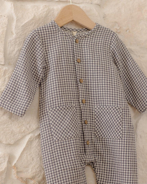 pocketed woven jumpsuit
