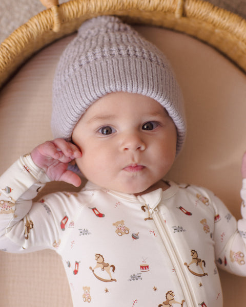 chunky knit beanie