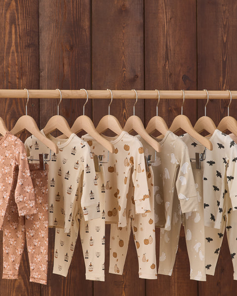 bamboo pajama set dancing ghosts