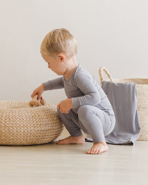 clouds bamboo pajama set