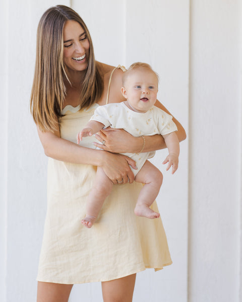 lemons relaxed bubble romper