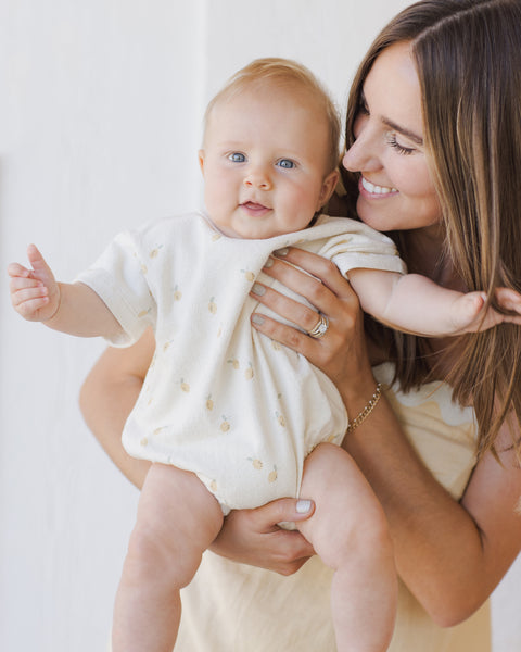lemons relaxed bubble romper