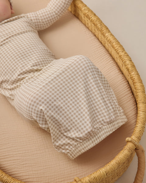 bamboo baby gown + hat set