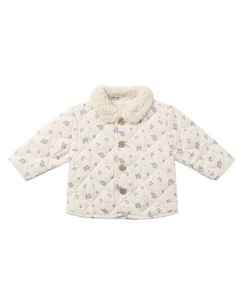 quilted jacket winter berry