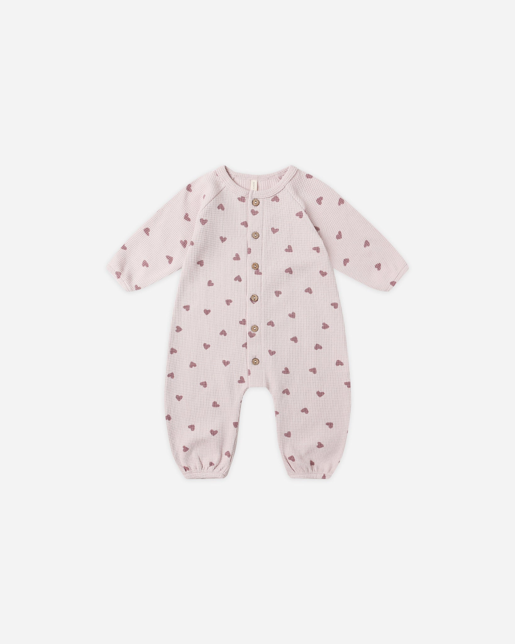 hearts waffle jumpsuit