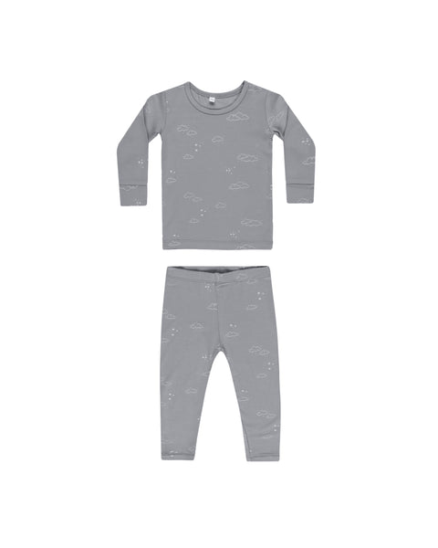 clouds bamboo pajama set