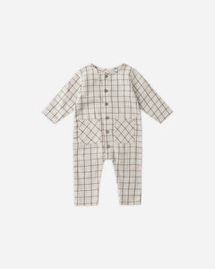 pocketed woven jumpsuit