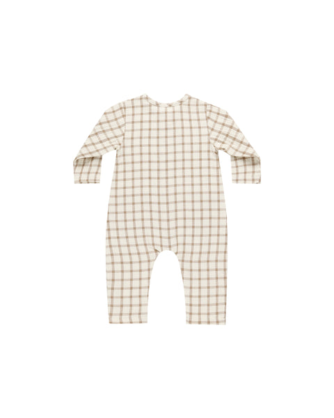 pocketed woven jumpsuit