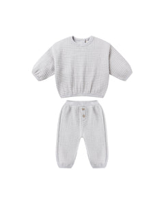 textured sweat set