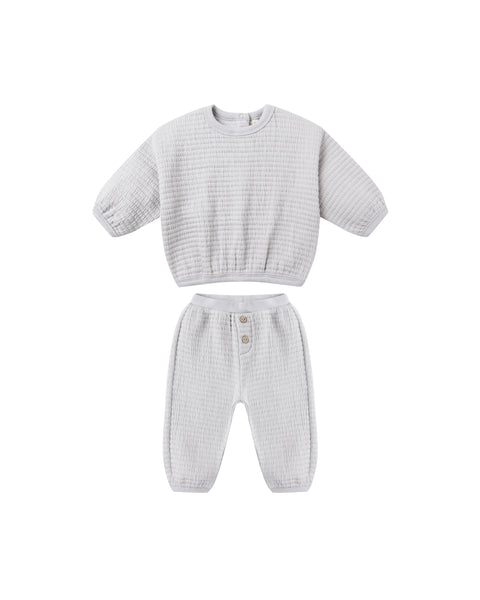 textured sweat set