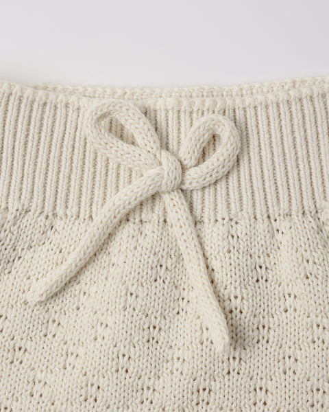 wrap top + pant set natural