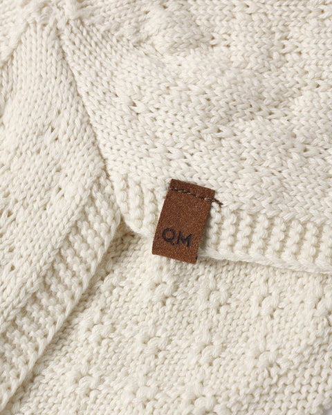 knit bonnet natural