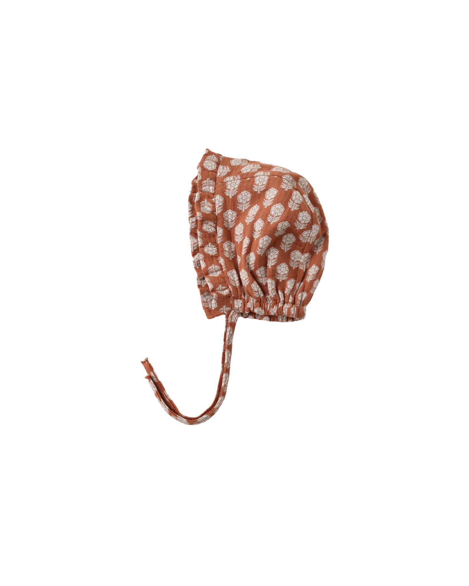 woven ruffle bonnet