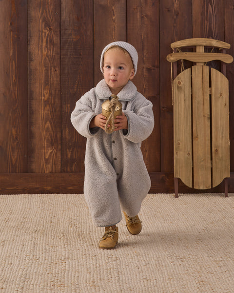 shearling jumpsuit