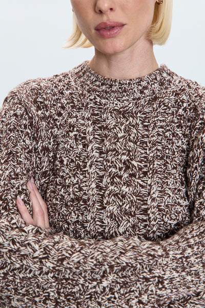 quinn shrunken fisherman sweater