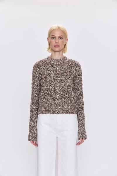 quinn shrunken fisherman sweater