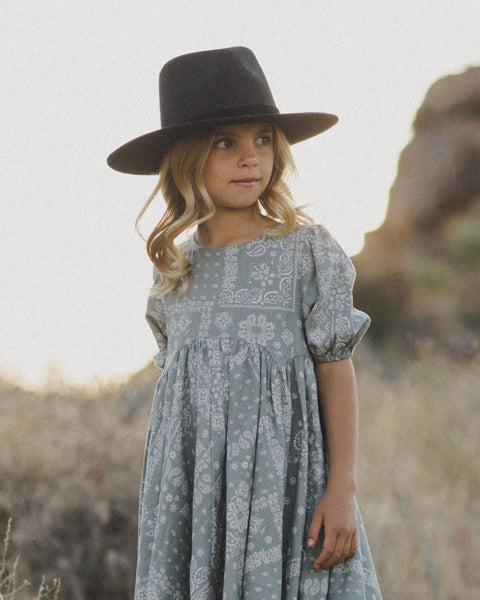 laurel bandana rose dress