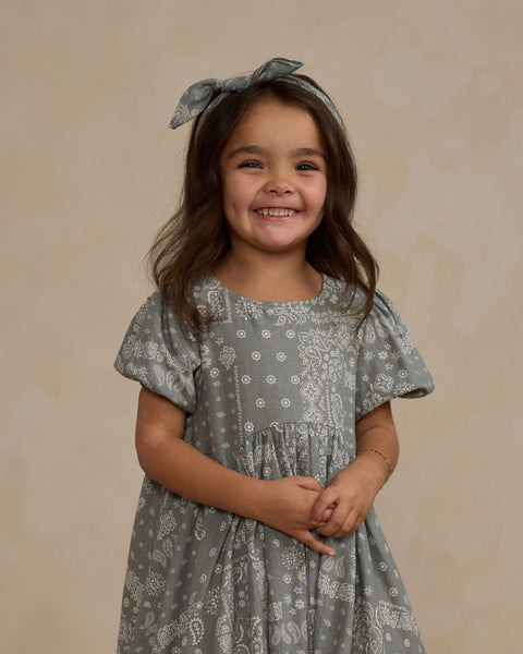 laurel bandana rose dress