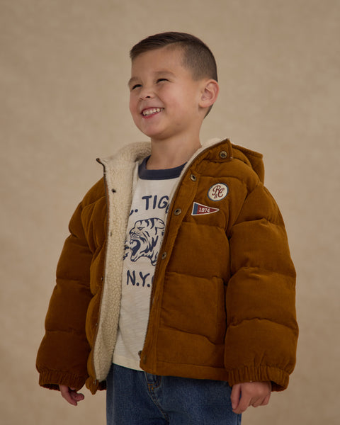 cord puffer jacket