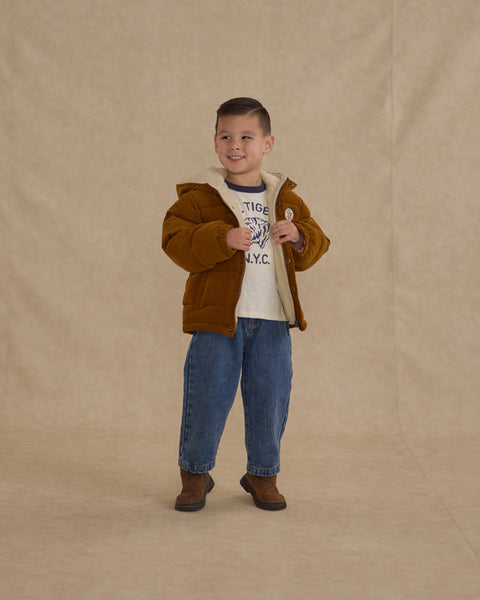 cord puffer jacket