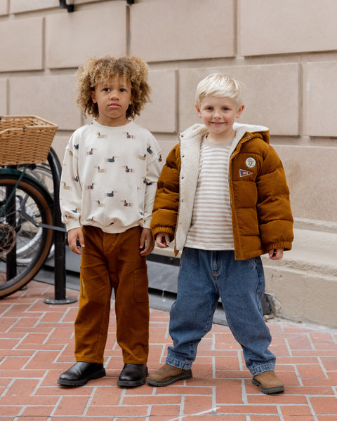 cord puffer jacket