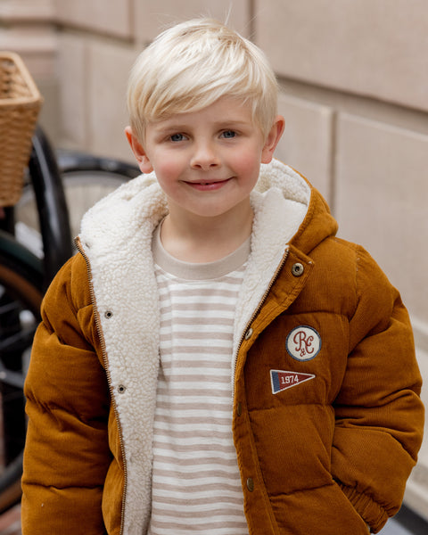 cord puffer jacket