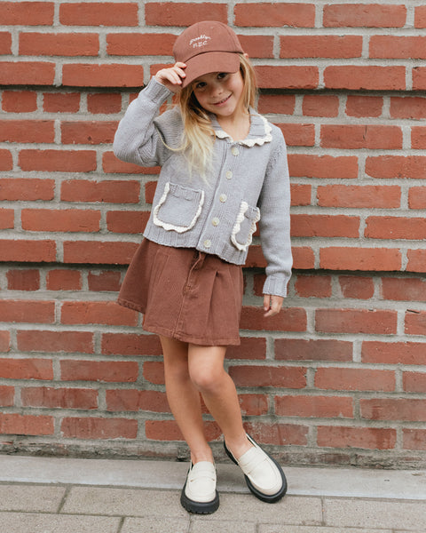 collared cardigan