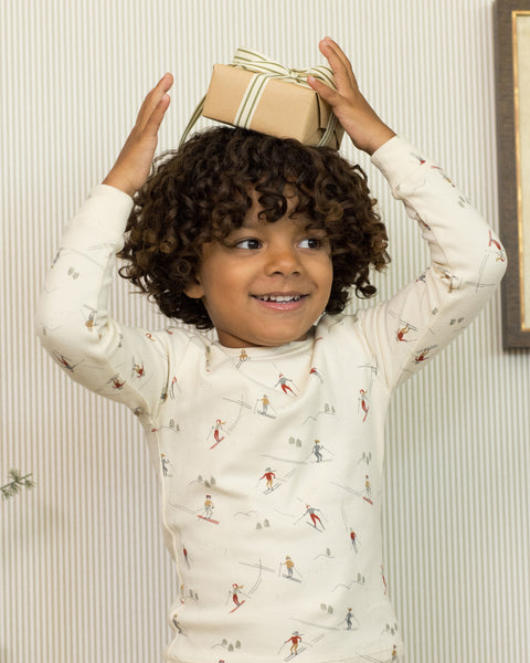 skiers organic pajama set