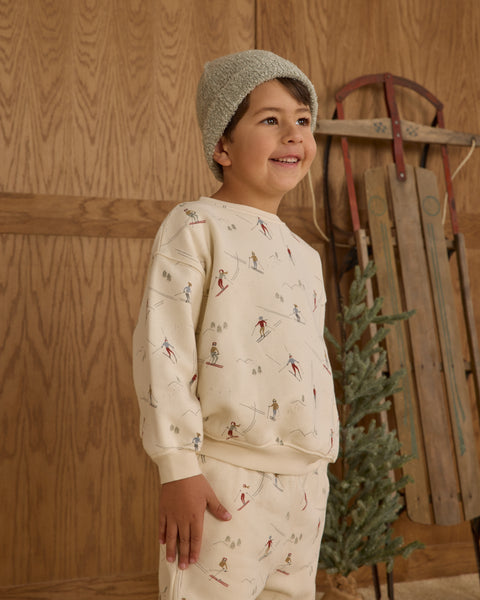 skiers relaxed sweatshirt