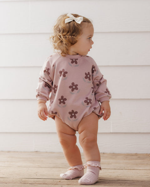 crew neck romper daisy