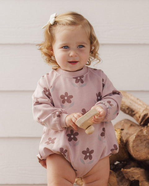crew neck romper daisy