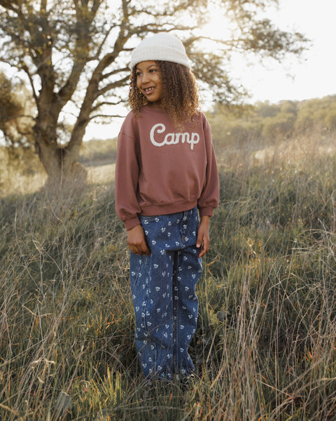 barrel pant heart ditsy