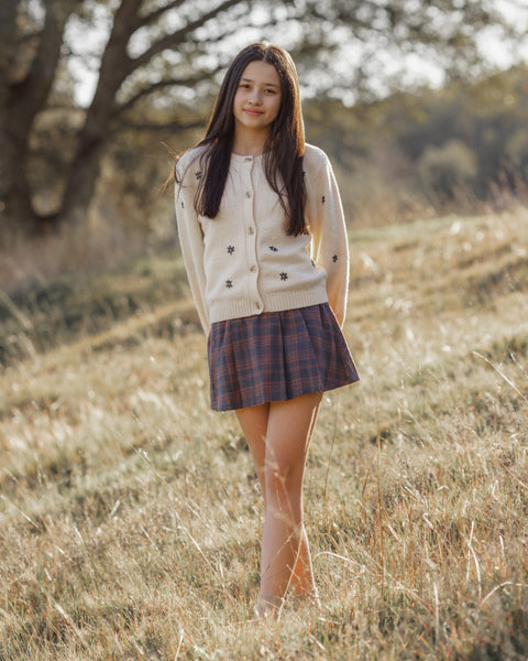 teen pleated plaid skirt