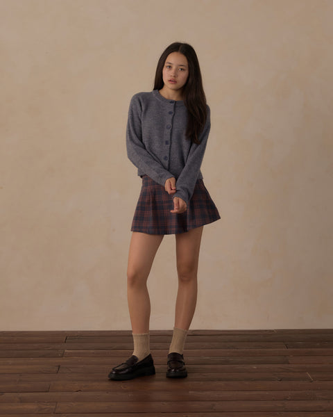 teen pleated plaid skirt