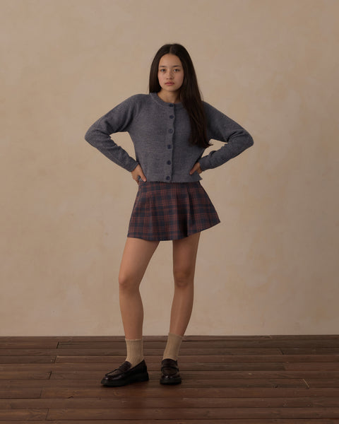 teen pleated plaid skirt