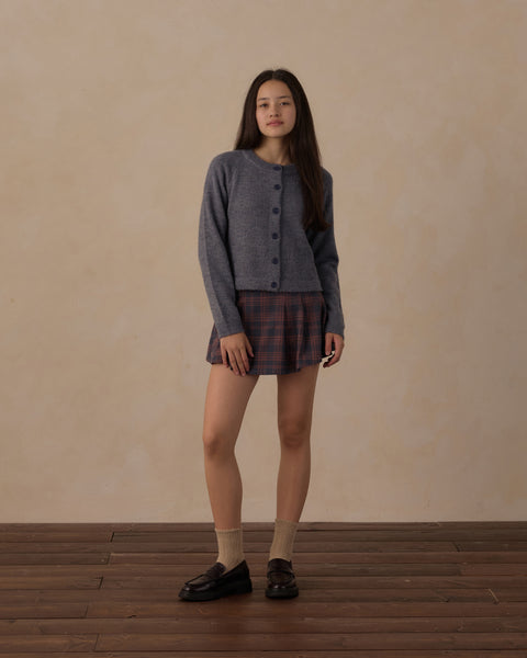 teen pleated plaid skirt