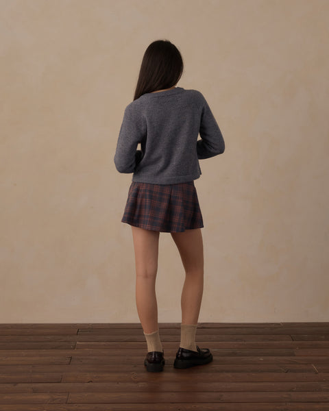 teen pleated plaid skirt