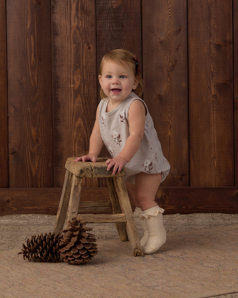 bubble onesie wildflower