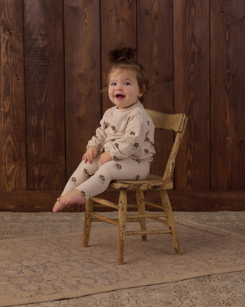 spongey knit set petal daisy