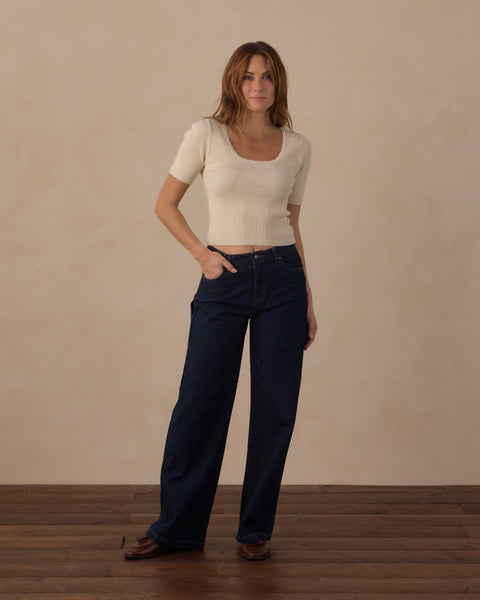 women's scallop tee