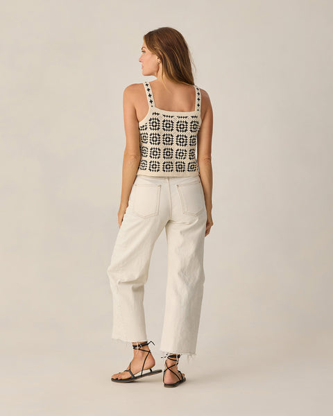 womens crochet tank