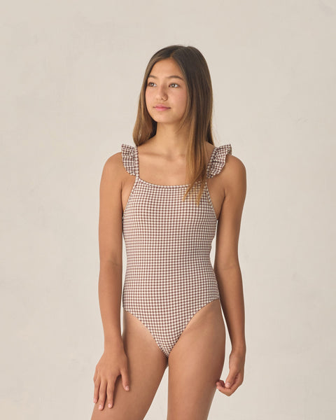 teen houndstooth one piece