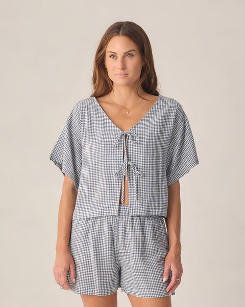 women's juniper gingham set