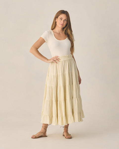 women's pointelle tee