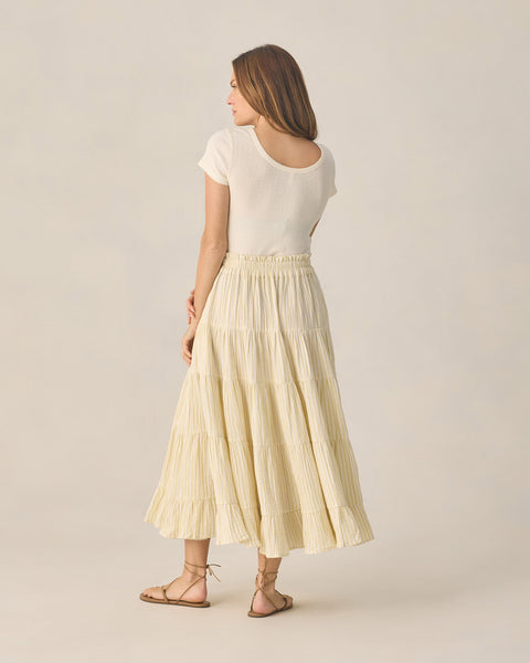 women's pointelle tee
