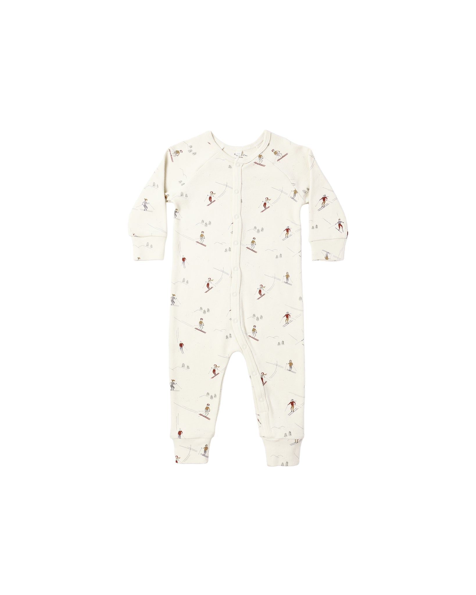 skiers organic long john pajamas